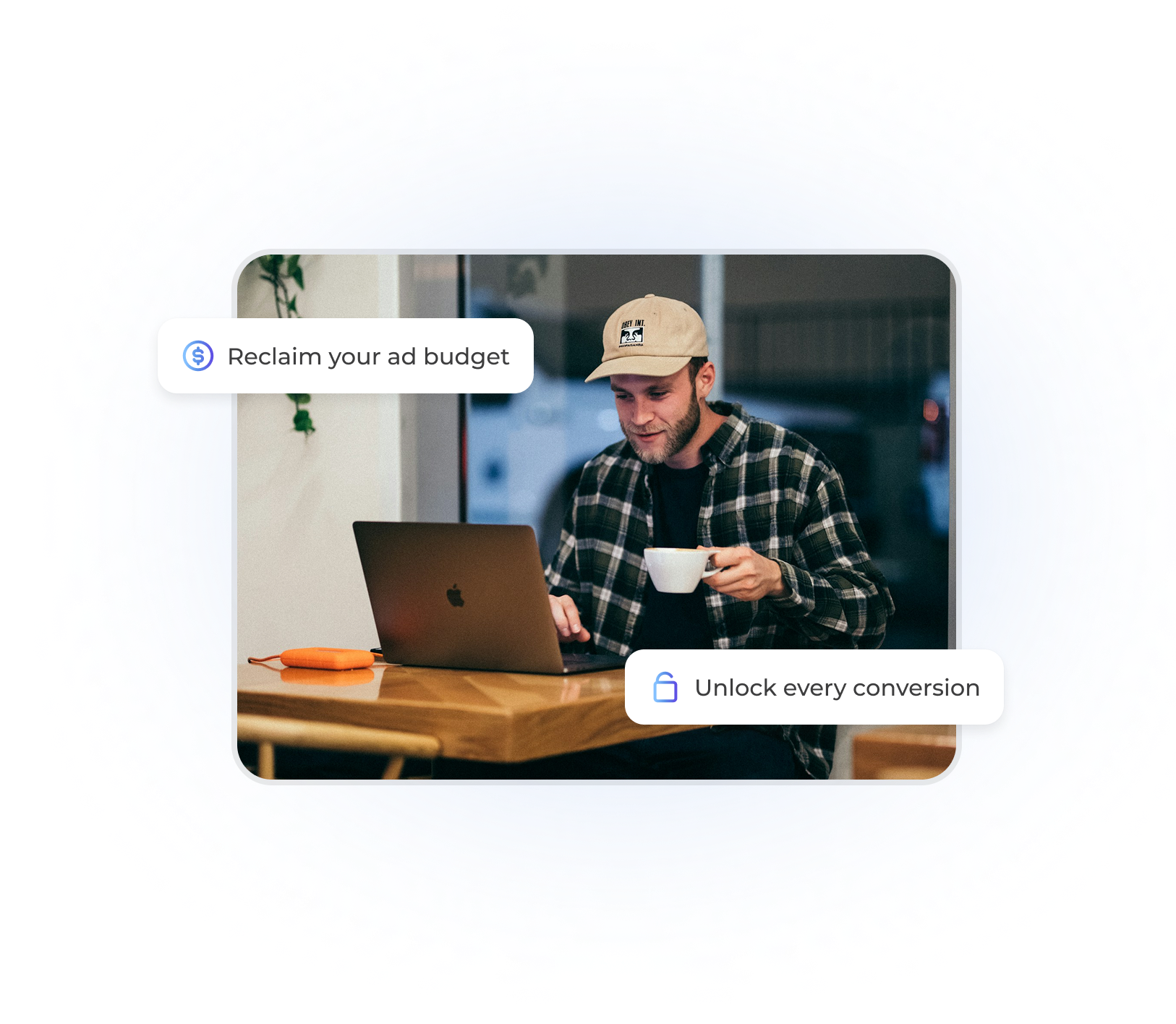 Person working on laptop